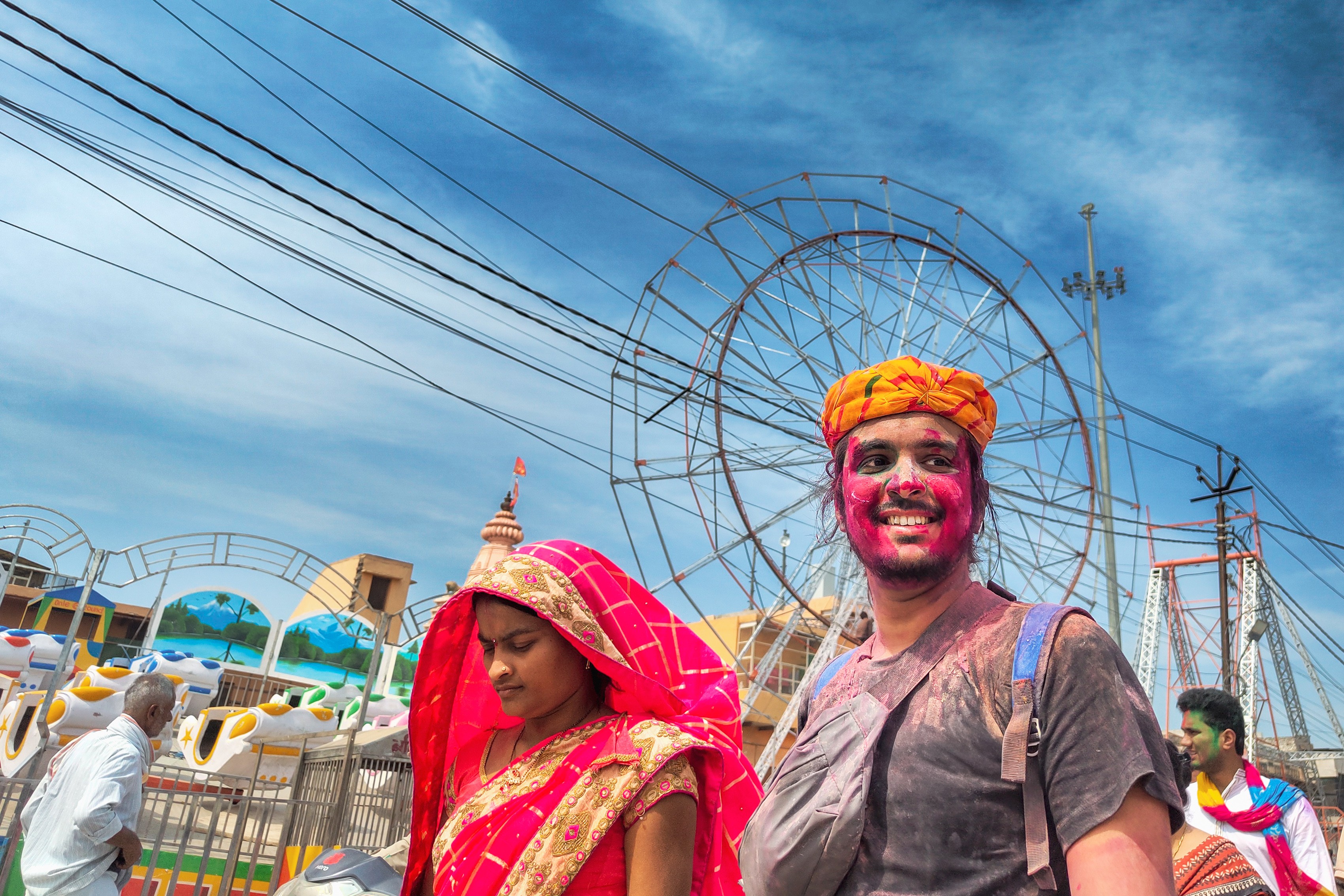 {A window to timeless ruins. }