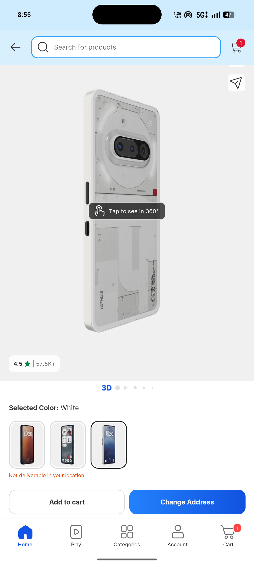 checkout: error: fatal: could not read username for... Phone 3a not deliverable