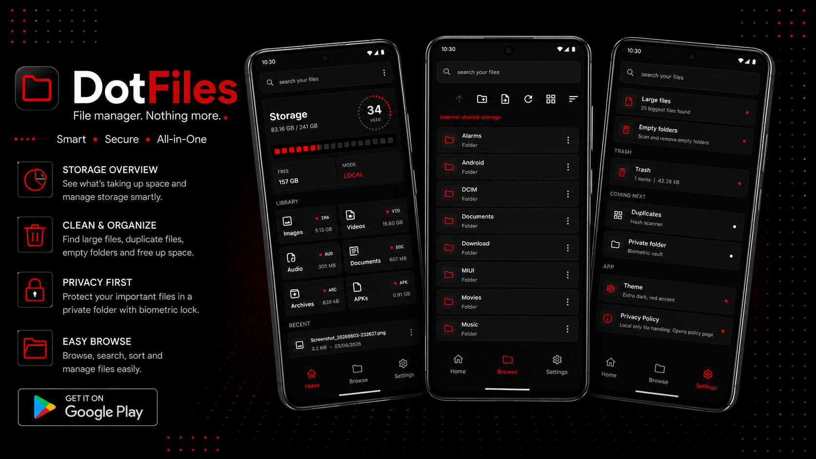 Nothing File DotFiles:A file manager inspired Nothing's design